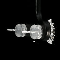 18k White Gold Marquise Stud Earrings with 0.50tcw Natural Diamonds