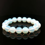 Natural Opal Beaded Bracelet – 60tcw, 12mm Round Opals