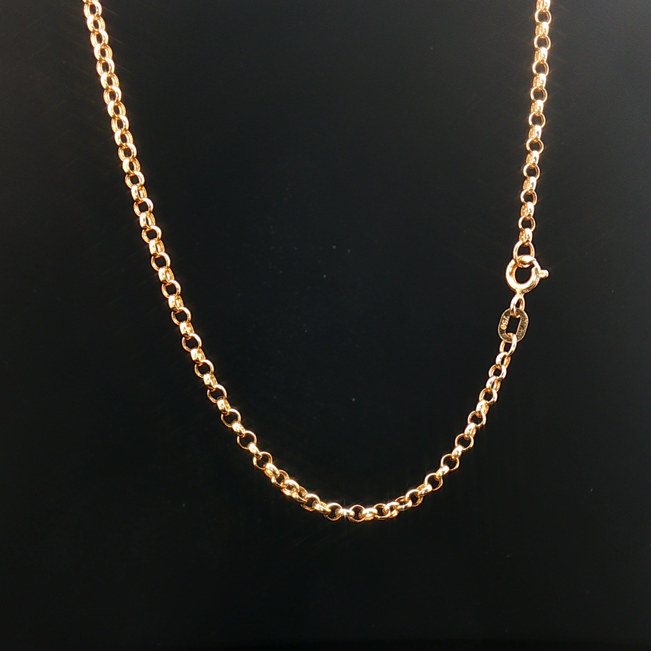 18k Yellow Gold Taoco Chain Necklace – 18 Inches