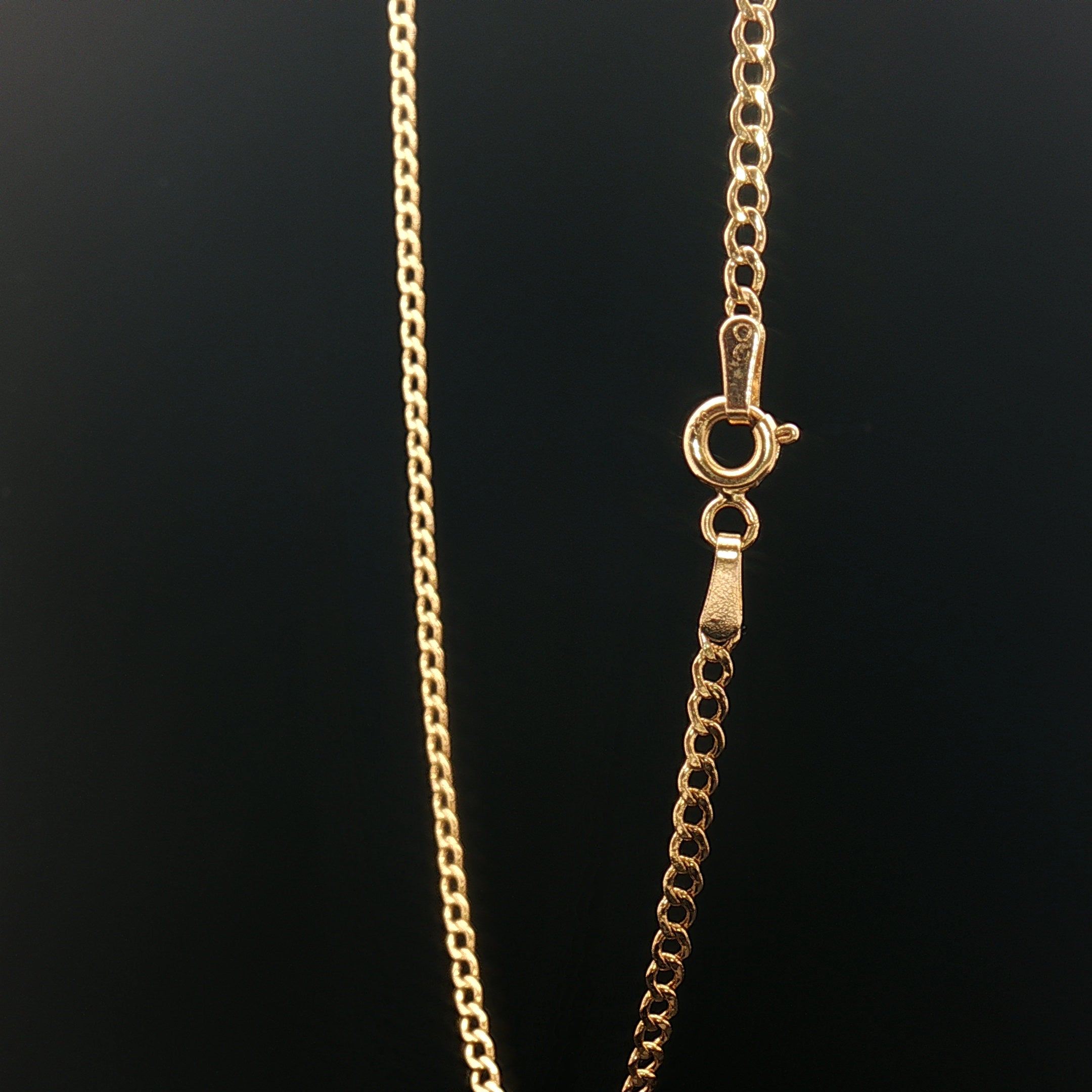 18k Yellow Gold Classic Chain Necklace – Timeless 20