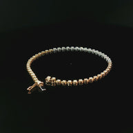 18k Tri-Colour Gold 3 Carat Face Natural Diamond Tennis Bracelet - 7